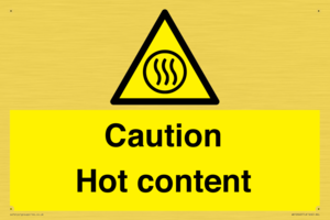 Caution Hot content